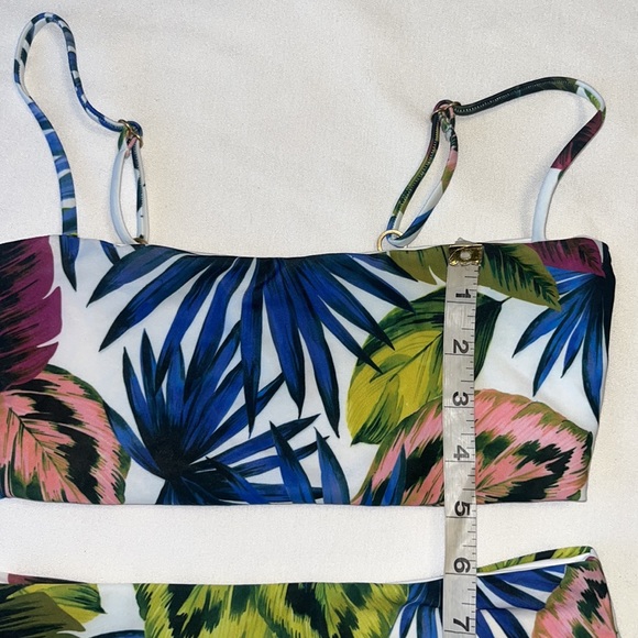 NWOT L*Space Rebel Electric Palm Bikini Top & Portia Electric Palm Bottom S - Picture 11 of 14